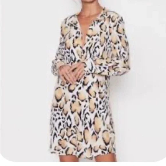 equipment femme silk dress EQUIPMENT FEMME Silk Wrap Midi Dress